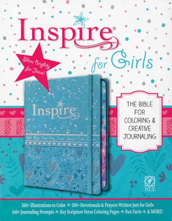 Cover image for Inspire Bible for Girls NLT, isbn: 9781496426659