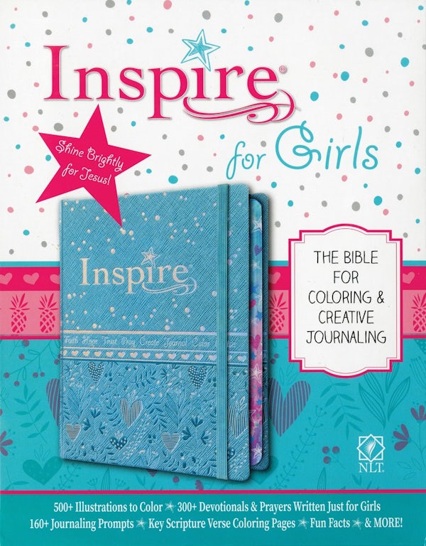 Cover image for Inspire Bible for Girls NLT, isbn: 9781496426659