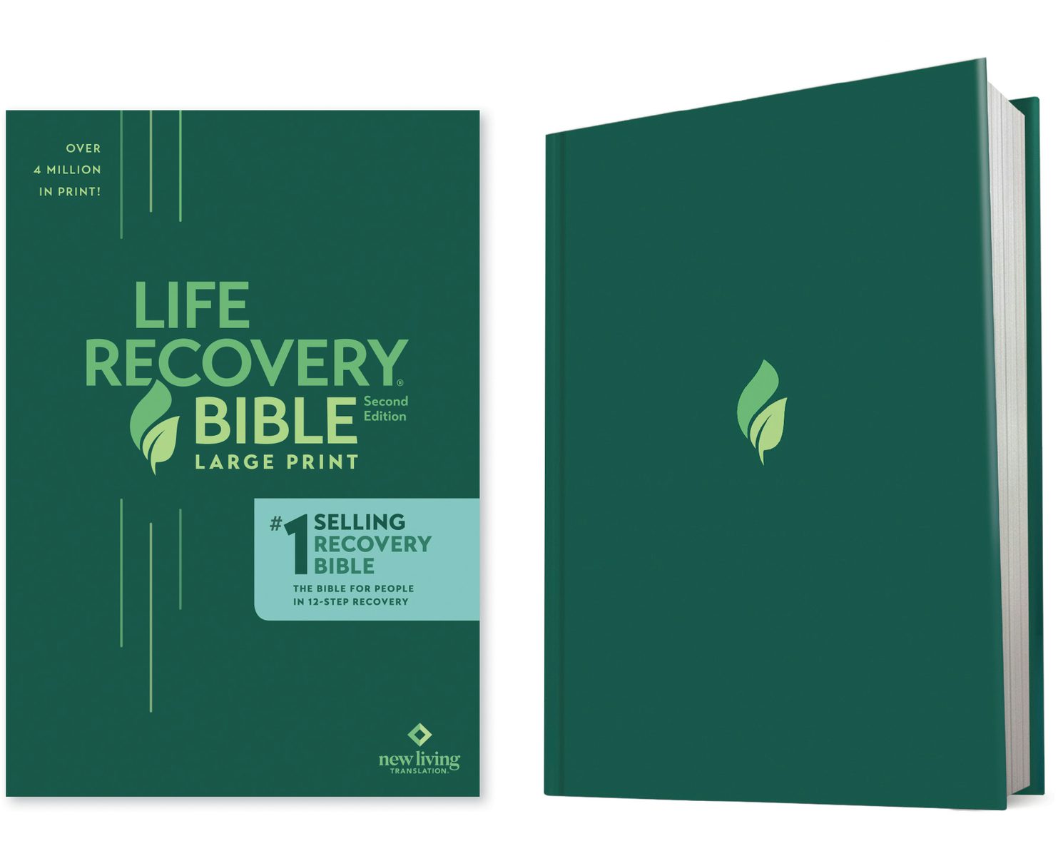 Cover image for Life Recovery Bible NLT, Large Print, isbn: 9781496427564