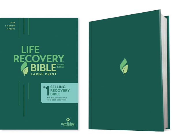 Cover image for Life Recovery Bible NLT, Large Print, isbn: 9781496427564