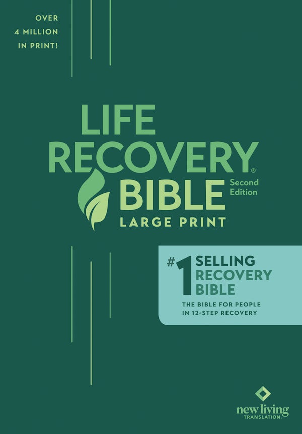 Cover image for Life Recovery Bible NLT, Large Print, isbn: 9781496427571