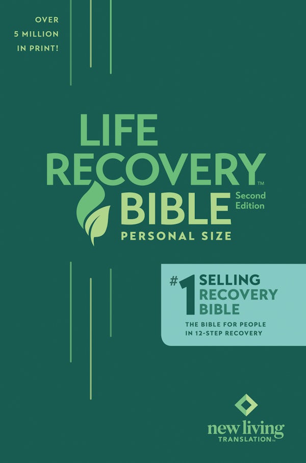 Cover image for Life Recovery Bible NLT, Personal Size, isbn: 9781496427588