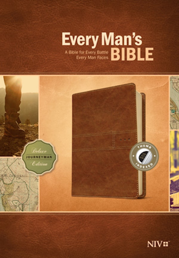 Cover image for Every Man's Bible NIV, Deluxe Journeyman Edition, isbn: 9781496433565