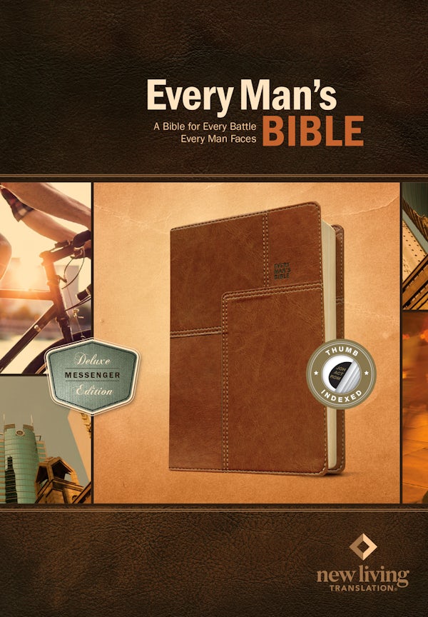 Cover image for Every Man's Bible NLT, Deluxe Messenger Edition, isbn: 9781496433596