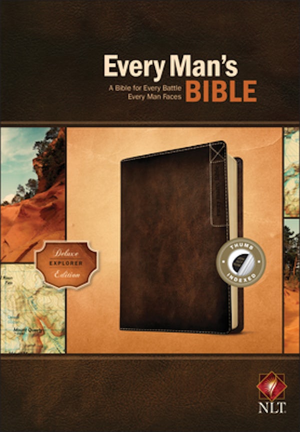 Cover image for Every Man's Bible NLT, Deluxe Explorer Edition, isbn: 9781496433602