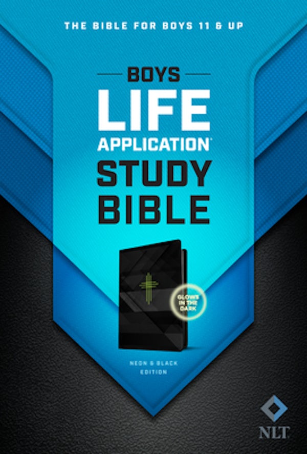 Cover image for Boys Life Application Study Bible NLT, Tutone, isbn: 9781496434302