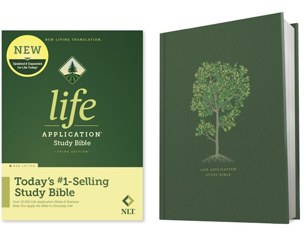 Cover image for NLT Life Application Study Bible, Third Edition (Red Letter, Hardcover), isbn: 9781496439307