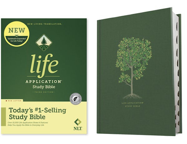Cover image for NLT Life Application Study Bible, Third Edition (Red Letter, Hardcover, Indexed), isbn: 9781496442024