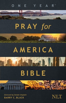 Cover image for The One Year Pray for America Bible NLT (Softcover), isbn: 9781496443731