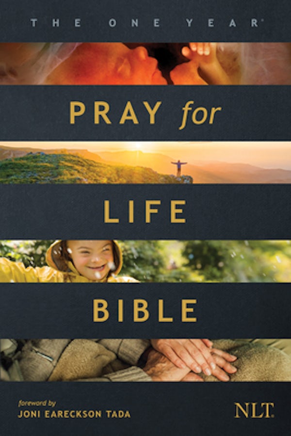 Cover image for The One Year Pray for Life Bible NLT (Softcover), isbn: 9781496445131