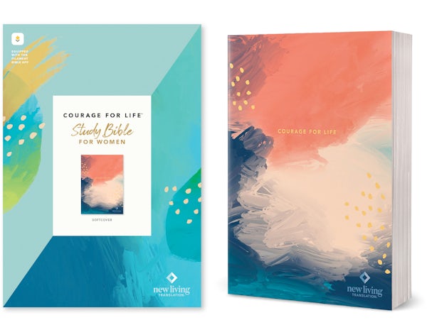 Cover image for NLT Courage for Life Study Bible for Women, Filament Enabled (Softcover), isbn: 9781496452849