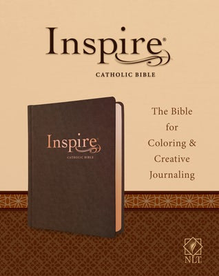 Cover image for Inspire Catholic Bible NLT (Leatherlike, Dark Brown), isbn: 9781496454966