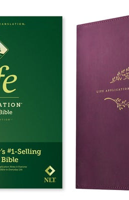 Cover image for NLT Life Application Study Bible, Third Edition (Leatherlike, Purple, Red Letter), isbn: 9781496455185