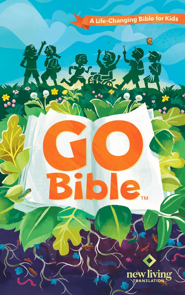 Cover image for NLT Go Bible for Kids (Softcover), isbn: 9781496455710