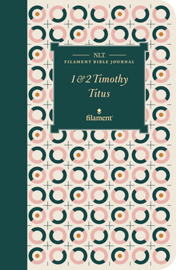Cover image for NLT Filament Bible Journal: 1 & 2 Timothy and Titus (Softcover), isbn: 9781496458797
