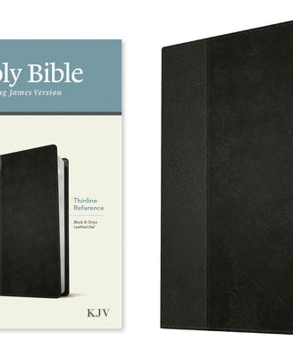 Cover image for KJV Thinline Reference Bible, Filament Enabled (Leatherlike, Black/Onyx, Red Letter), isbn: 9781496460479