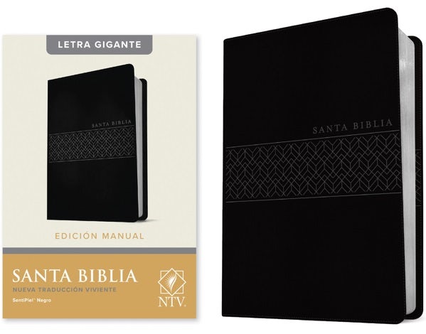 Cover image for Santa Biblia Ntv, Edición Manual, Letra Gigante (Sentipiel, Negro, Letra Roja), isbn: 9781496466006
