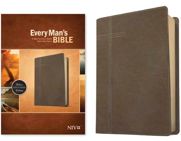 Cover image for Every Man's Bible NIV (Leatherlike, Pursuit Granite), isbn: 9781496466303
