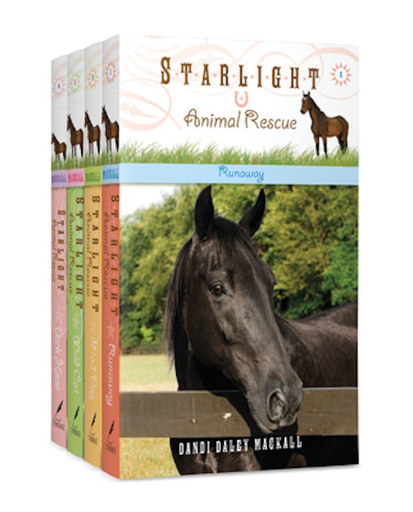 Cover image for Starlight Animal Rescue 4-Pack: Runaway / Mad Dog / Wild Cat / Dark Horse, isbn: 9781496473158