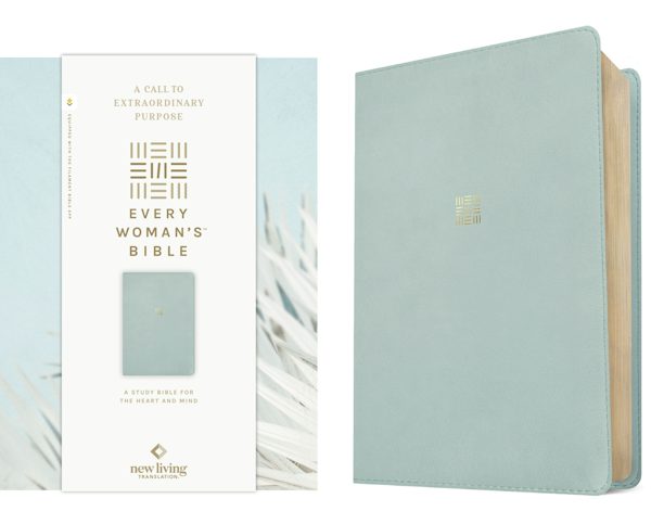 Cover image for NLT Every Woman's Bible, Filament Enabled (Leatherlike, Sky Blue, Red Letter), isbn: 9781496484383