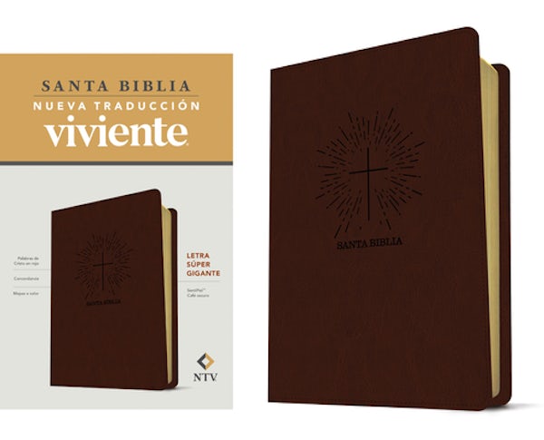 Cover image for Santa Biblia Ntv, Letra S�per Gigante (Sentipiel, Caf� Oscuro, Letra Roja), isbn: 9781496484956