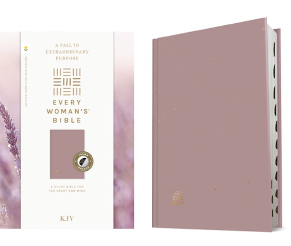 Cover image for KJV Every Woman's Bible, Filament Enabled (Hardcover, Plum, Indexed, Red Letter), isbn: 9781496485014