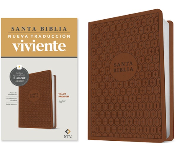 Cover image for Biblia Valor Pr�mium Ntv Con Filament (Sentipiel, Caf�), isbn: 9781496488961