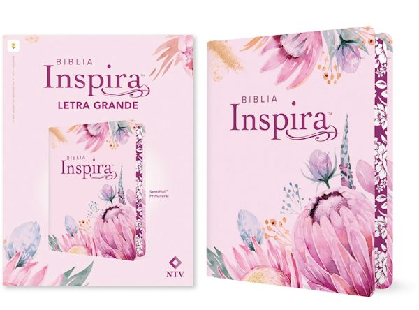 Cover image for Biblia Inspira Ntv, Letra Grande Con Filament (Sentipiel, Primaveral), isbn: 9781496488978