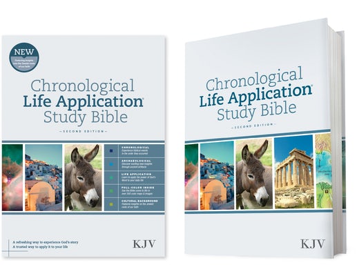 Cover image for KJV Chronological Life Application Study Bible, Second Edition (Hardcover), isbn: 9781496489555