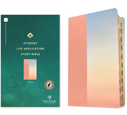 Cover image for NLT Student Life Application Study Bible, Filament Enabled (Leatherlike, Ombre Pink, Indexed, Red Letter), isbn: 9781496489852