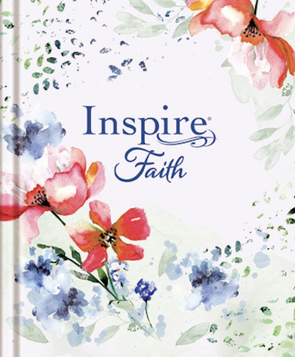 Cover image for Inspire Faith Bible Large Print Nlt, Filament Enabled (Hardcover, Wildflower Meadow), isbn: 9781496490841