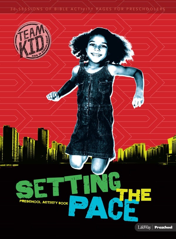Cover image for Teamkid: Setting the Pace - Preschool Activity Book, isbn: 9781535920667