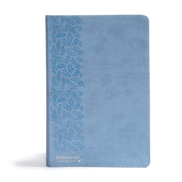 Cover image for CSB (In)Courage Devotional Bible, Blue Leathertouch Indexed, isbn: 9781535924962