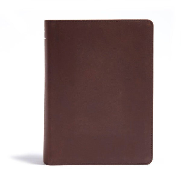Cover image for CSB He Reads Truth Bible, Brown Genuine Leather Indexed, isbn: 9781535935098