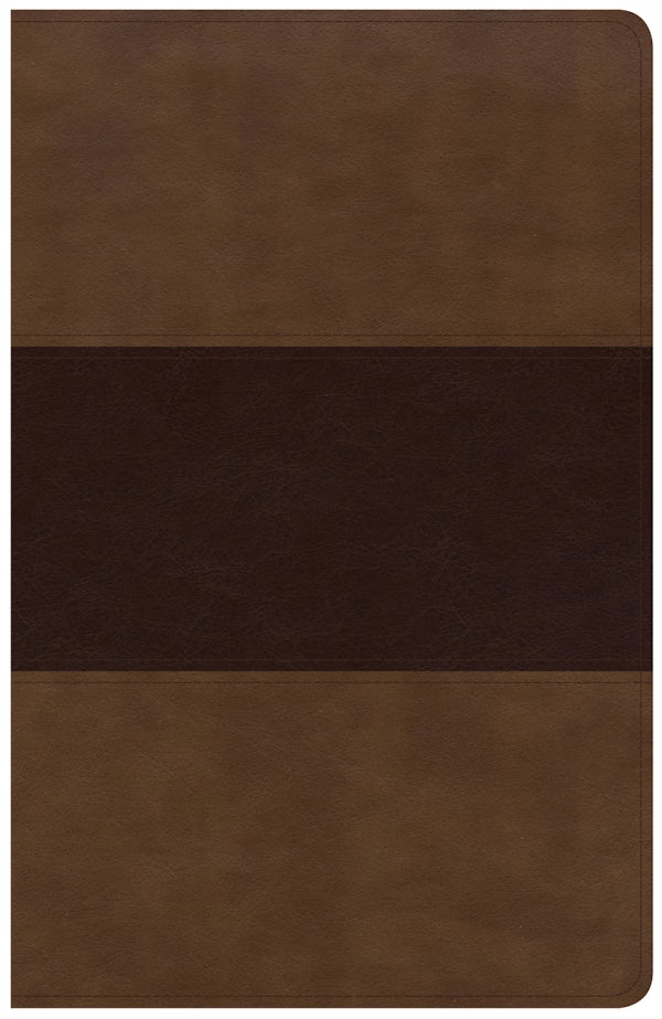 Cover image for KJV Large Print Personal Size Reference Bible, Saddle Brown Leathertouch, isbn: 9781535935593