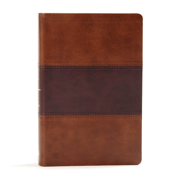Cover image for KJV Large Print Personal Size Reference Bible, Saddle Brown Leathertouch Indexed, isbn: 9781535935609
