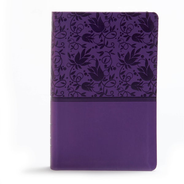 Cover image for KJV Large Print Personal Size Reference Bible, Purple Leathertouch Indexed, isbn: 9781535935647