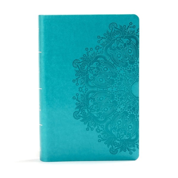 Cover image for KJV Large Print Personal Size Reference Bible, Teal Leathertouch, isbn: 9781535935678