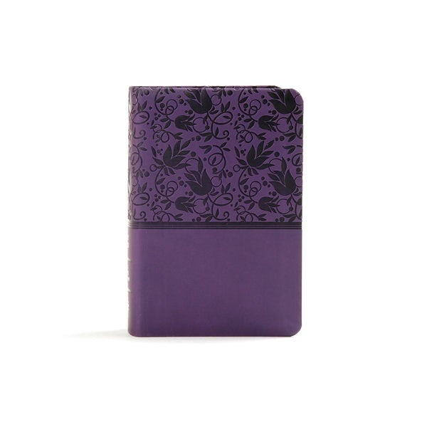 Cover image for KJV Large Print Compact Reference Bible, Purple Leathertouch, isbn: 9781535935739