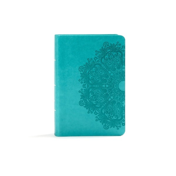Cover image for KJV Large Print Compact Reference Bible, Teal Leathertouch, isbn: 9781535935753