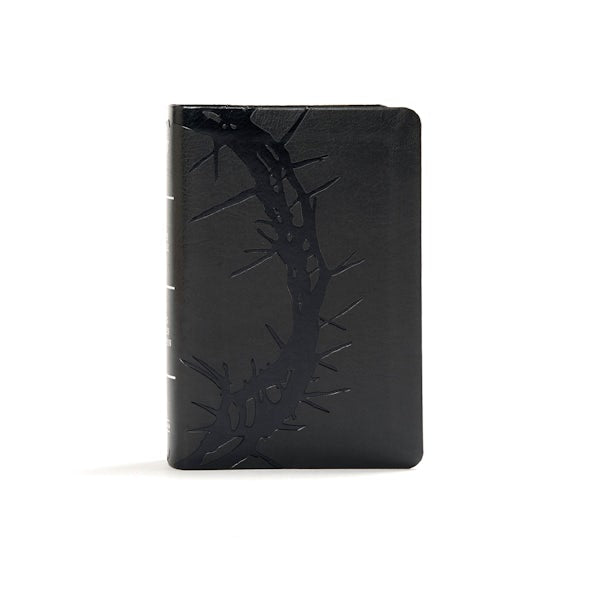 Cover image for KJV Large Print Compact Reference Bible, Charcoal Leathertouch, isbn: 9781535935760