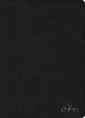 Cover image for Rvr 1960 Biblia de Estudio Spurgeon, Negro Piel Genuina, isbn: 9781535952392