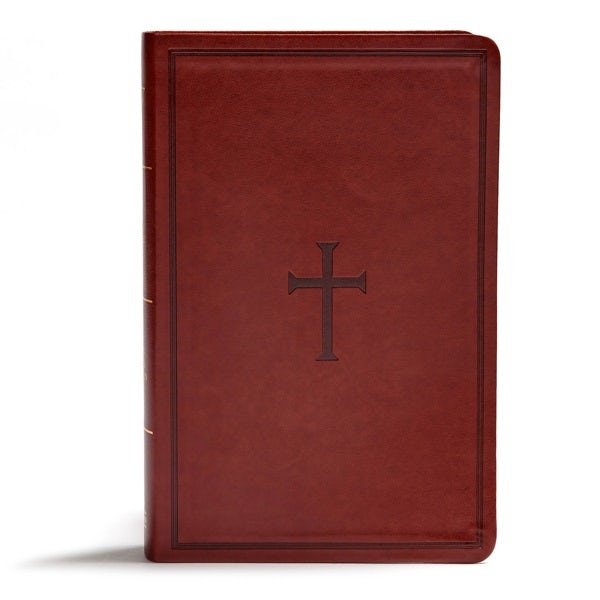 Cover image for KJV Giant Print Reference Bible, Brown Leathertouch, Indexed, isbn: 9781535954037