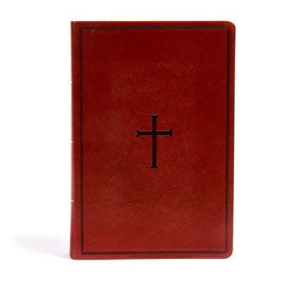 Cover image for KJV Super Giant Print Reference Bible, Brown Leathertouch, Indexed, isbn: 9781535954259