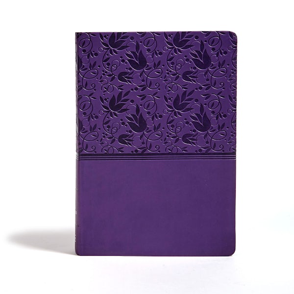 Cover image for KJV Super Giant Print Reference Bible, Purple Leathertouch, isbn: 9781535954266