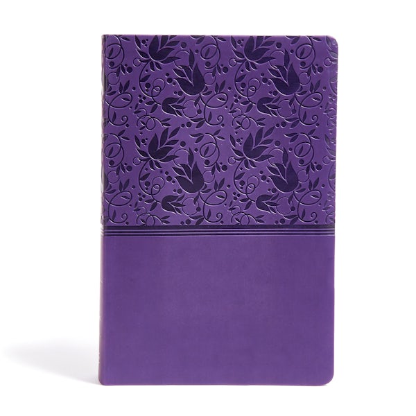 Cover image for KJV Super Giant Print Reference Bible, Purple Leathertouch, Indexed, isbn: 9781535954273