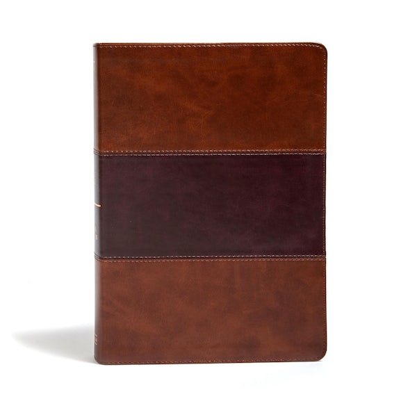 Cover image for KJV Super Giant Print Reference Bible, Charcoal Leathertouch, isbn: 9781535954532
