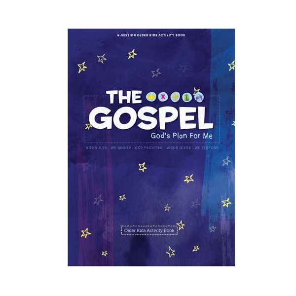 Cover image for The Gospel: God's Plan for Me - Older Kids Activity Book, isbn: 9781535962247