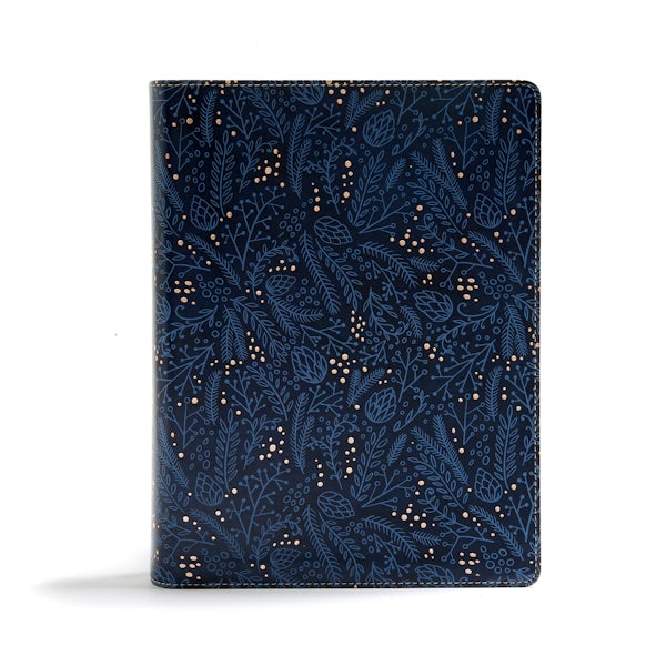 Cover image for CSB Study Bible, Navy Leathertouch, Indexed, isbn: 9781535971041