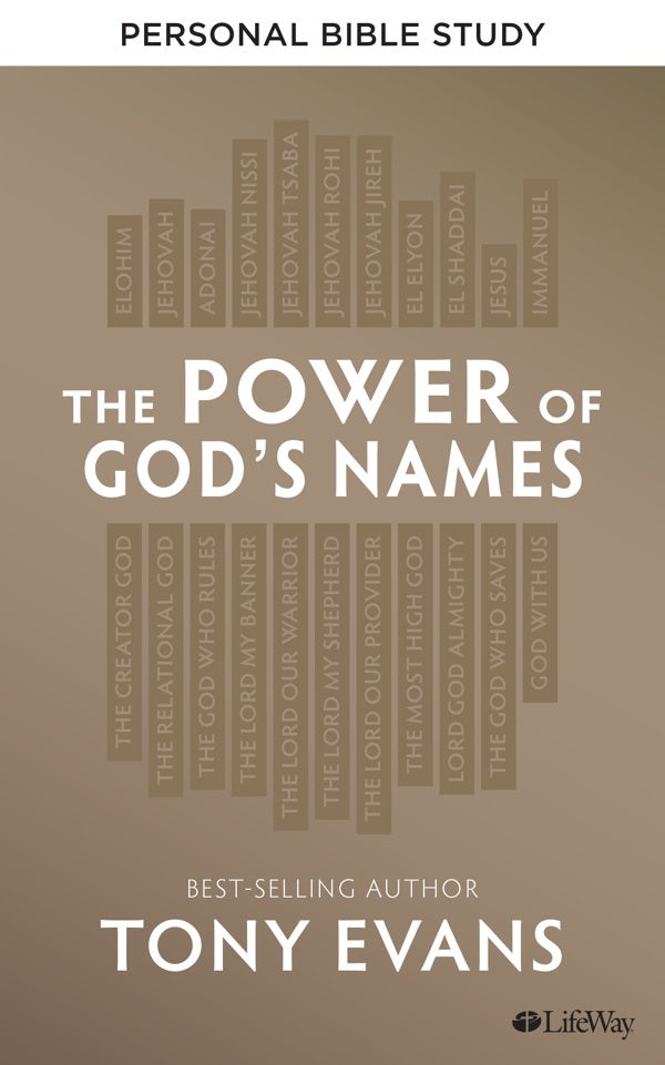 Cover image for The Power of God's Names - Personal Bible Study Book, isbn: 9781535977227